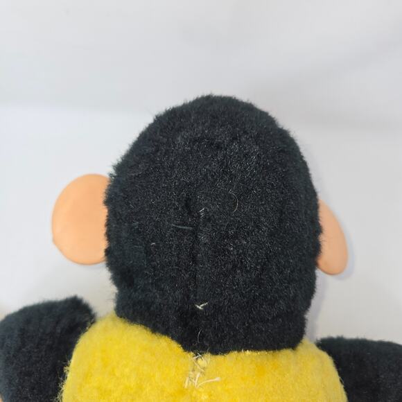 Vintage Zippy Monkey Mr Bim Zip Plush Banana Toy Rubber Face Doll 16" - Picture 15 of 16
